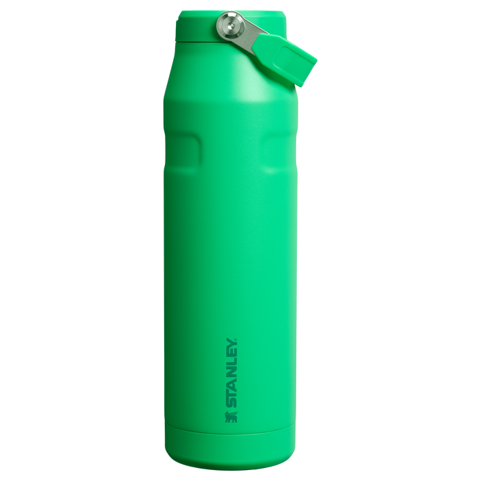Stanley 36 OZ IceFlow Aerolight Water Bottle With Flip Straw In Meadow Green