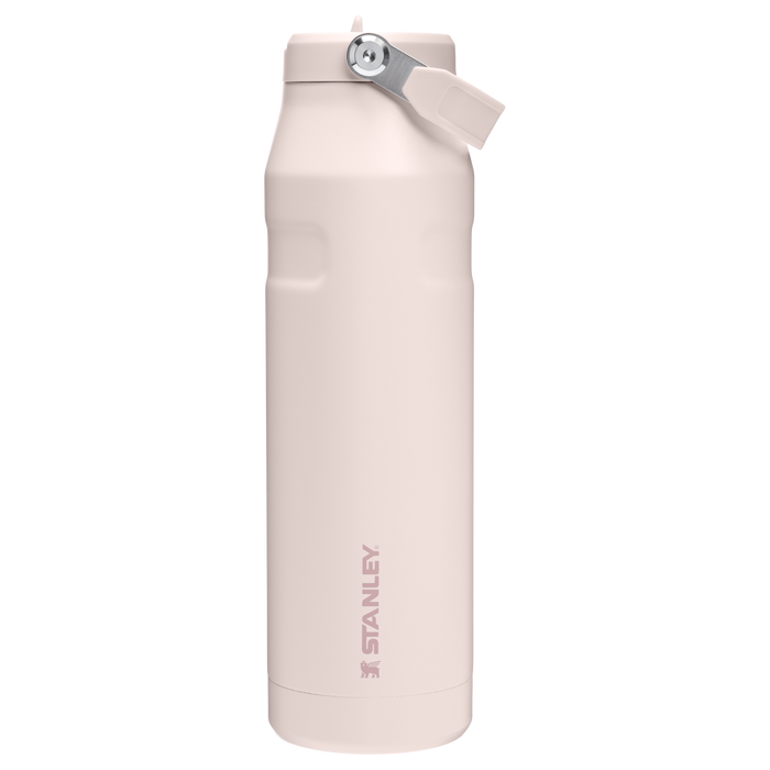 Stanley 36 OZ IceFlow Aerolight Water Bottle WIth Flip Straw In Rose Quartz Pink