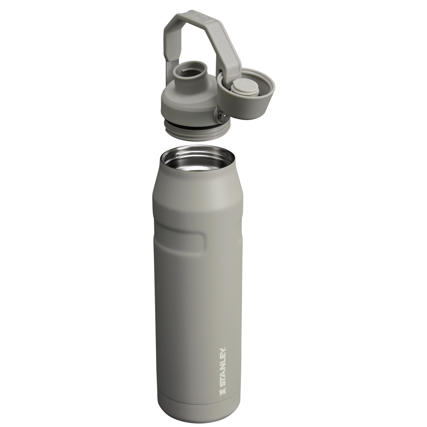 Stanley 1913 IceFlow™ Bottle with Fast Flow Lid 36 OZ in Ash | Cross Section View