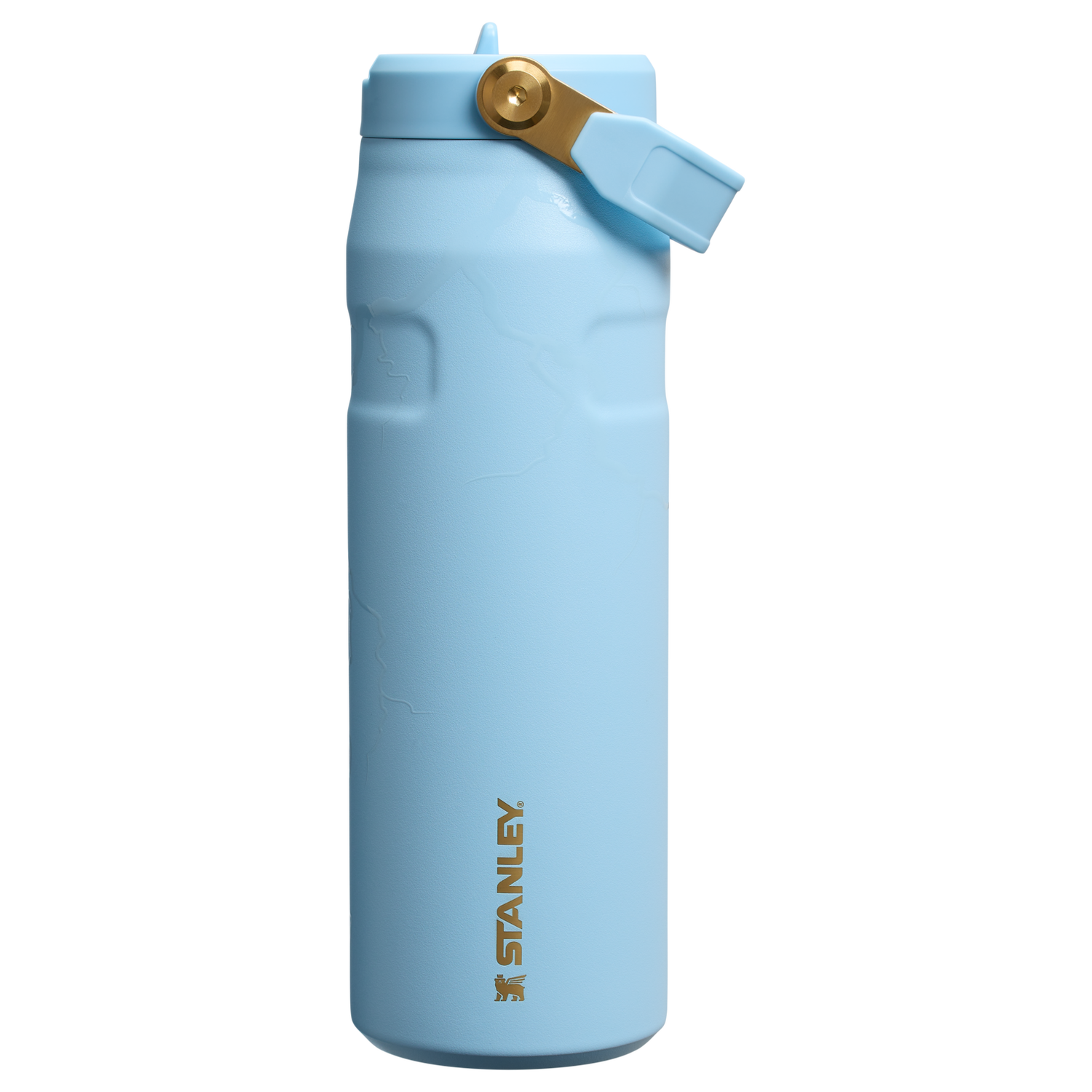 Stanley 1913 The Messi x Stanley IceFlow™ Flip Straw 2.0 Bottle 24 OZ in Messi Striker Blue | View 1