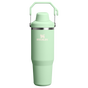 Stanley 30 OZ IceFlow Aerolight Stainless Steel Water Bottle In Pistachio Green with Fast Flow Lid