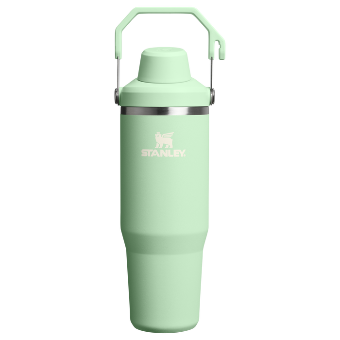 Stanley 30 OZ IceFlow Aerolight Stainless Steel Water Bottle In Pistachio Green with Fast Flow Lid