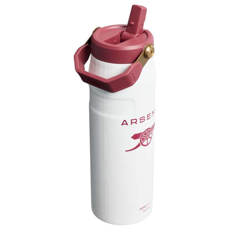 Stanley 1913 Stanley 1913 x Arsenal IceFlow™ Bottle Flip Straw 2.0 24 OZ in Arsenal Homage | Back View