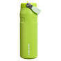 Swatch for Stanley 1913 The IceFlow™ Bottle with Flip Straw Lid 24 OZ - Stanley Create in Chartreuse | Front View