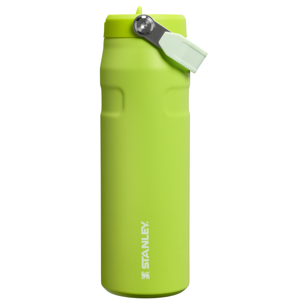 Stanley 1913 The IceFlow™ Bottle with Flip Straw Lid 24 OZ - Stanley Create in Chartreuse | Front View