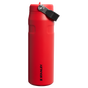 Swatch for Stanley 1913 The IceFlow™ Bottle with Flip Straw Lid 24 OZ in Chili Black | Front View