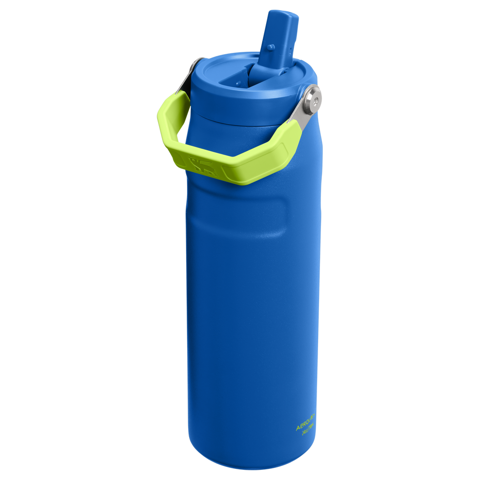 Stanley 1913 The IceFlow™ Bottle with Flip Straw Lid 24 OZ in Cobalt Chartreuse