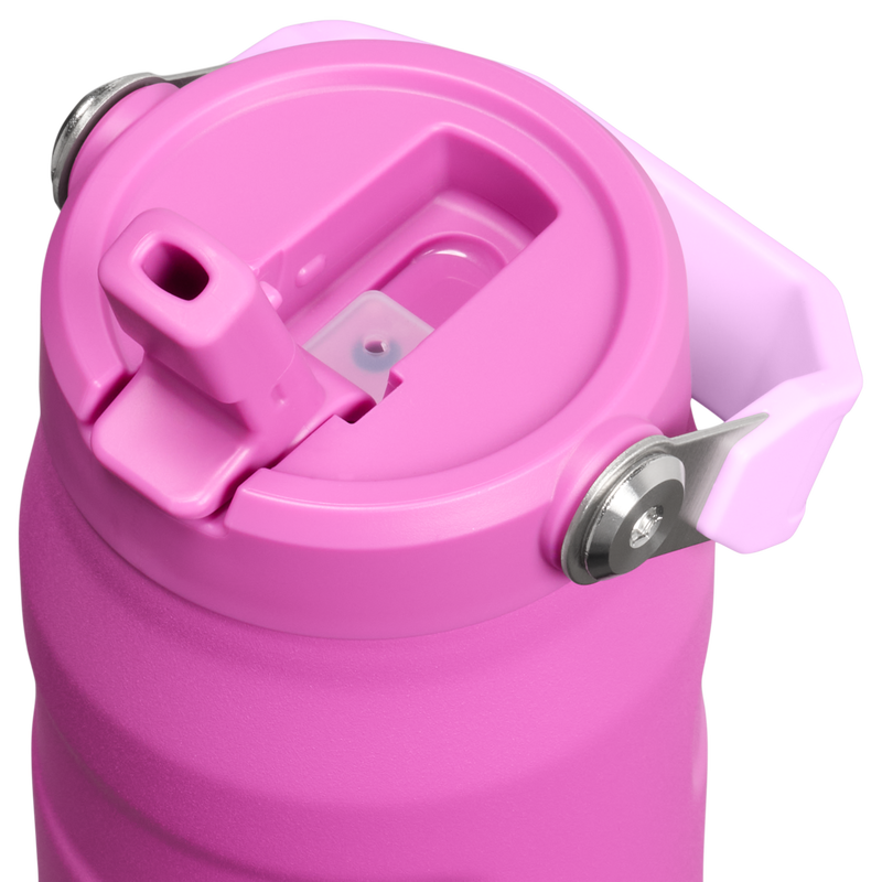 Stanley 1913 The IceFlow™ Bottle with Flip Straw Lid 24 OZ in Dark Blossom | Lid Detailed View