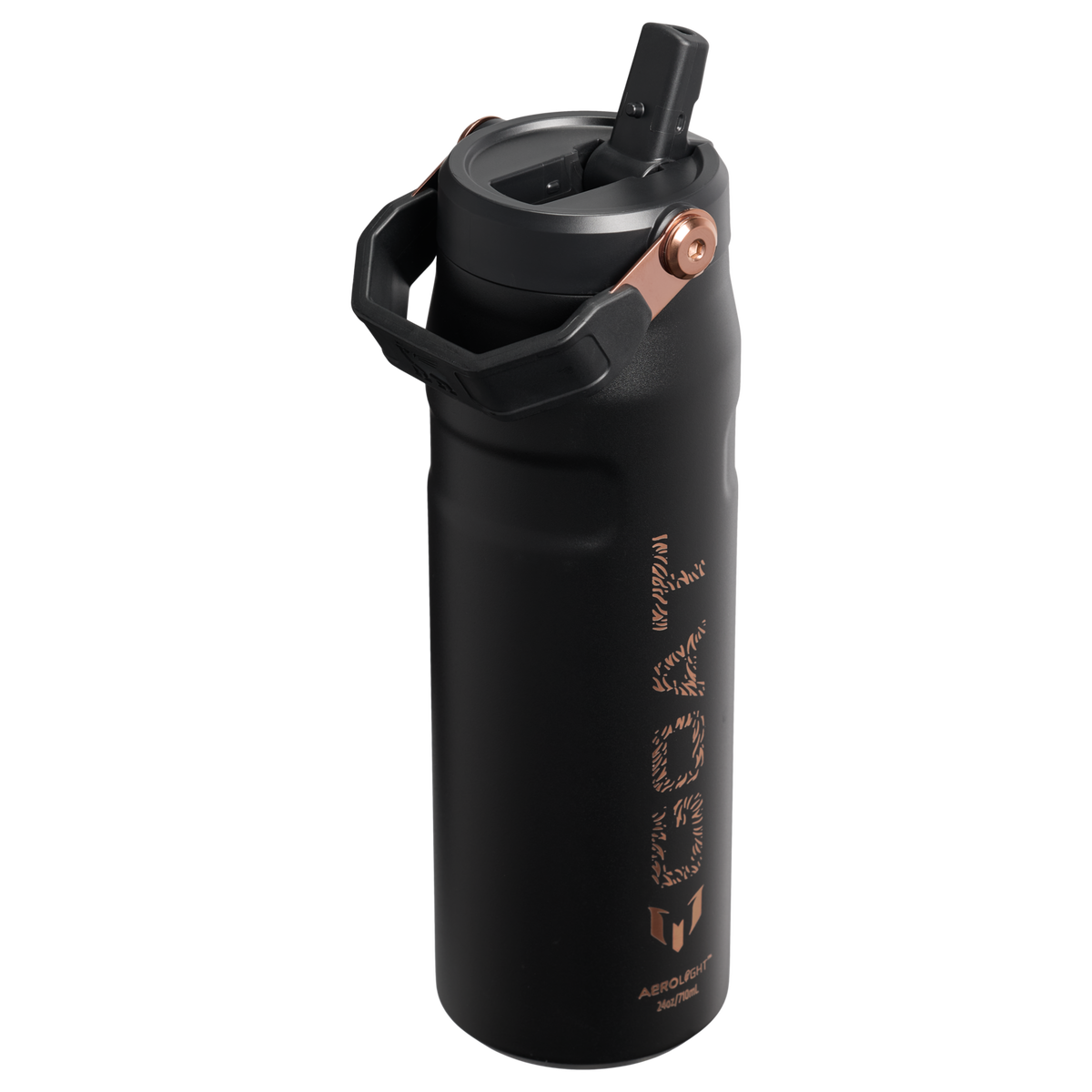 The Messi x Stanley Collab IceFlow™ Bottle with Flip Straw Lid The Messi x Stanley Collab IceFlow™ Bottle with Flip Straw Lid