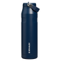 Swatch for Stanley 1913 The IceFlow™ Bottle with Flip Straw Lid 36 OZ in Dark Navy | Front View