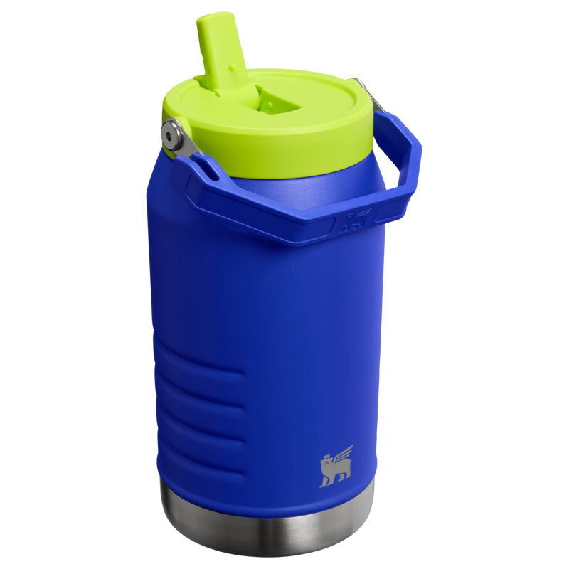 Stanley 1913 The IceFlow™ Flip Straw Jug 64 OZ in Cobalt Chartreuse | Back View