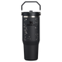 Swatch for Stanley 1913 Halloween IceFlow®  Flip Straw Tumbler 2.0 30 OZ in Black Stardust | Front View