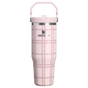 Swatch for Stanley 1913 The IceFlow®  Flip Straw Tumbler 2.0 30 OZ in Blossom Plaid | Front View