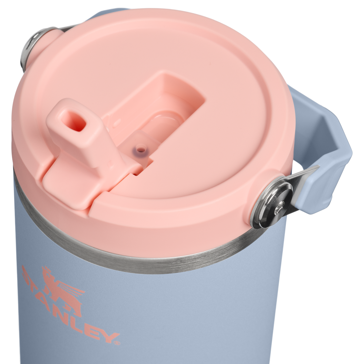 Stanley 1913 The IceFlow™ Flip Straw Tumbler 30 OZ in Blue Dream | Lid Detailed View