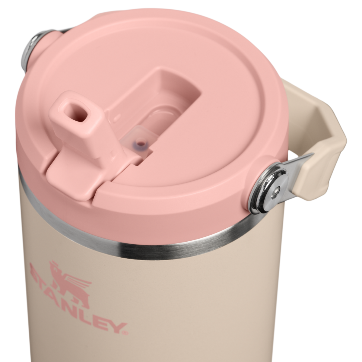 Stanley 1913 The IceFlow™ Flip Straw Tumbler 30 OZ - Stanley Create in Champagne | Lid Detailed View