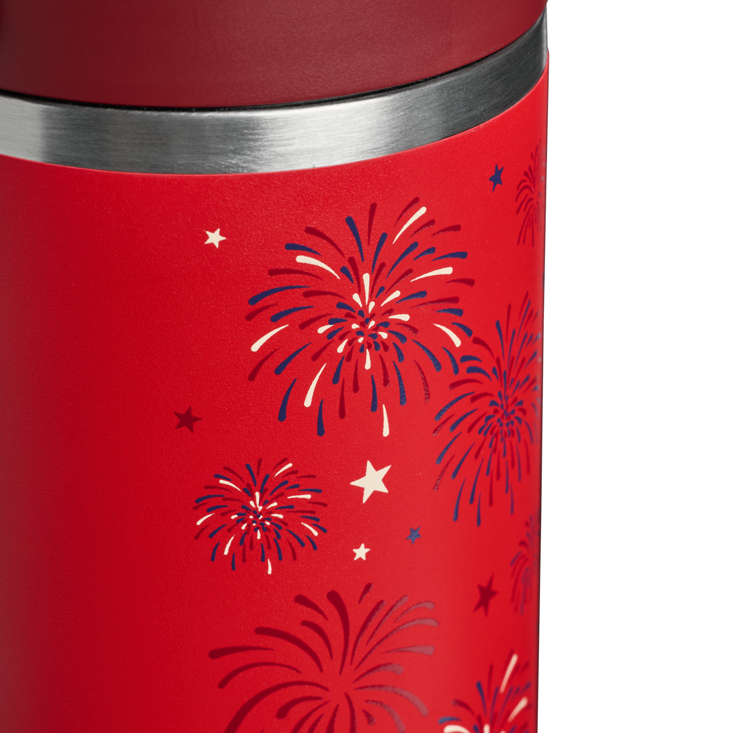Stanley 1913 The IceFlow™ Flip Straw Tumbler 30 OZ in Chili Red Fireworks | View 3