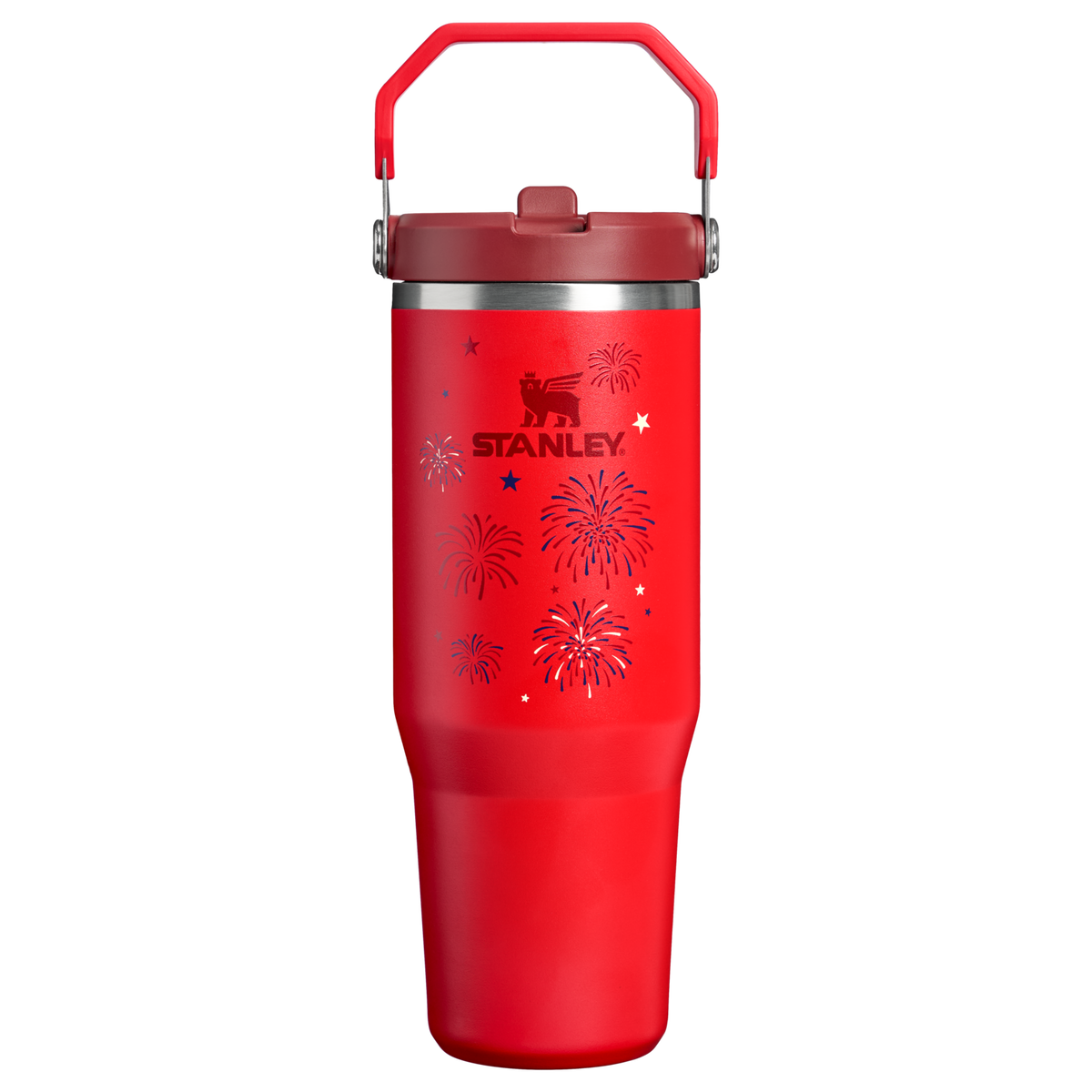 Stanley 1913 The IceFlow™ Flip Straw Tumbler 30 OZ in Chili Red Fireworks
