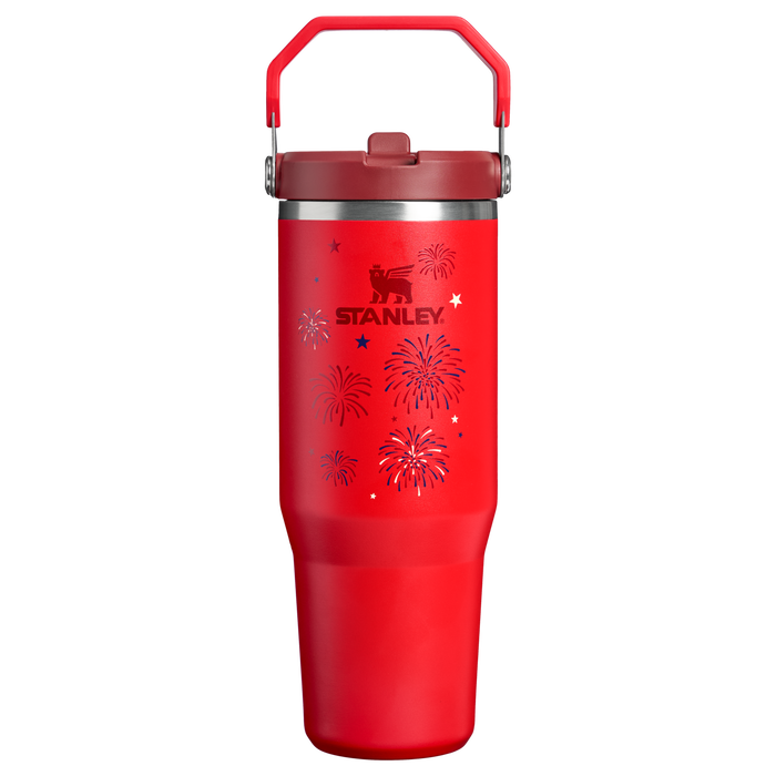 Stanley 1913 The IceFlow™ Flip Straw Tumbler 30 OZ in Chili Red Fireworks