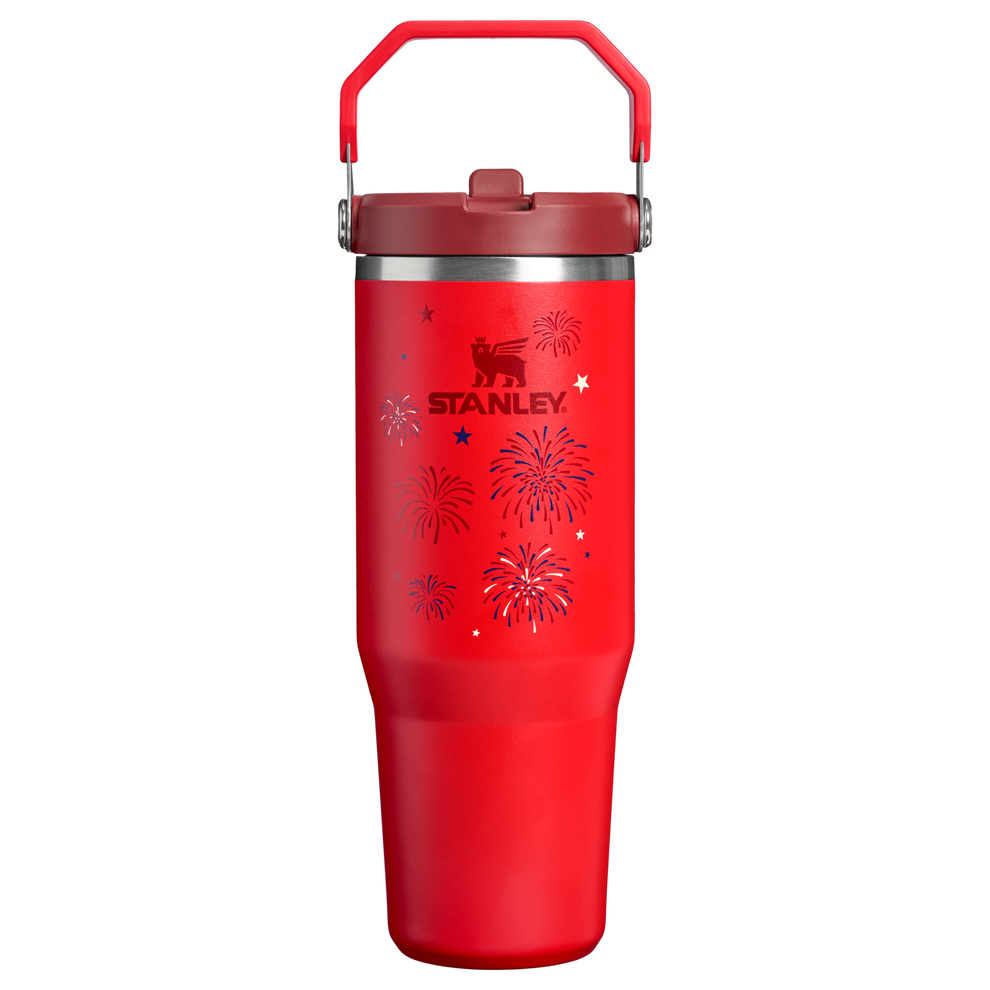 Stanley 1913 The IceFlow™ Flip Straw Tumbler 30 OZ in Chili Red Fireworks