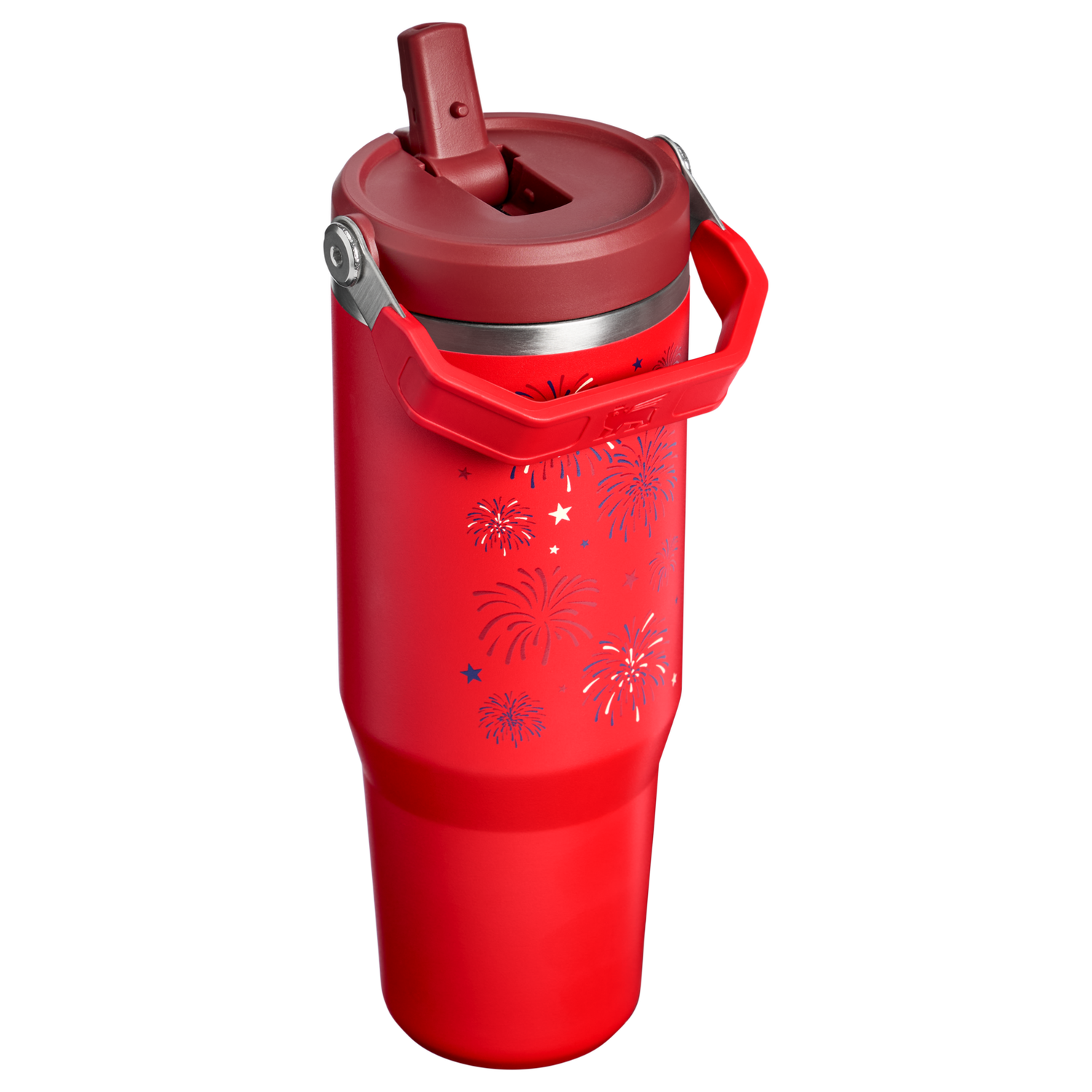 Stanley 1913 The IceFlow™ Flip Straw Tumbler 30 OZ in Chili Red Fireworks | View 1