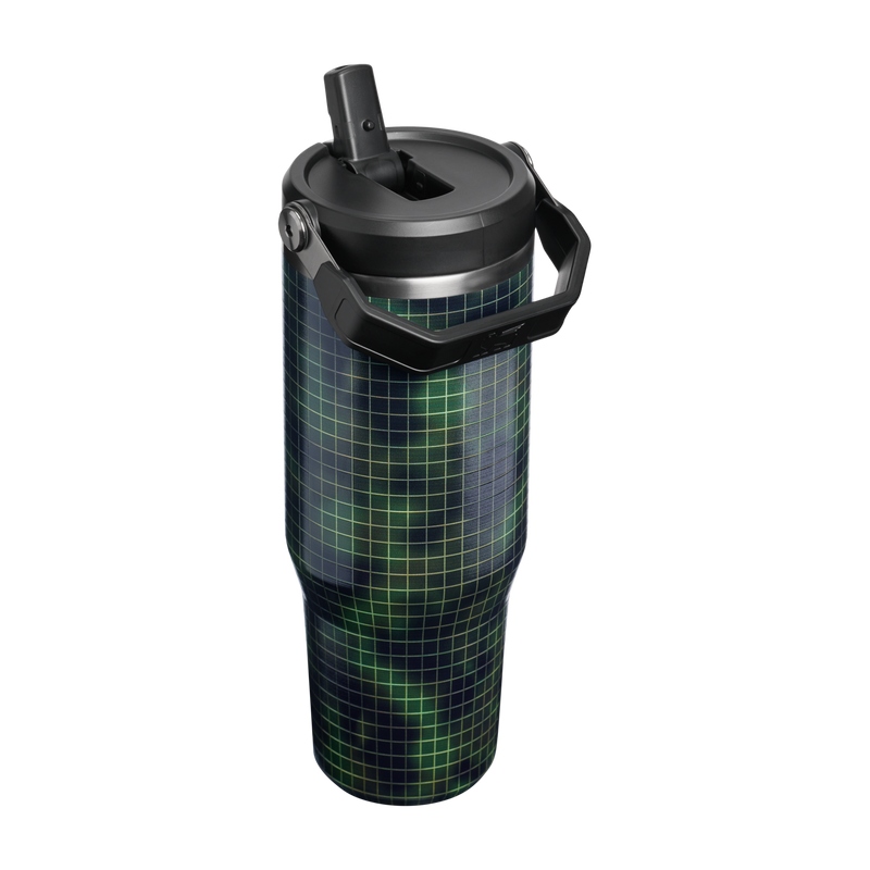 Stanley 1913 The IceFlow™ Flip Straw Tumbler 30 OZ in Dried Pine Blur | Back View