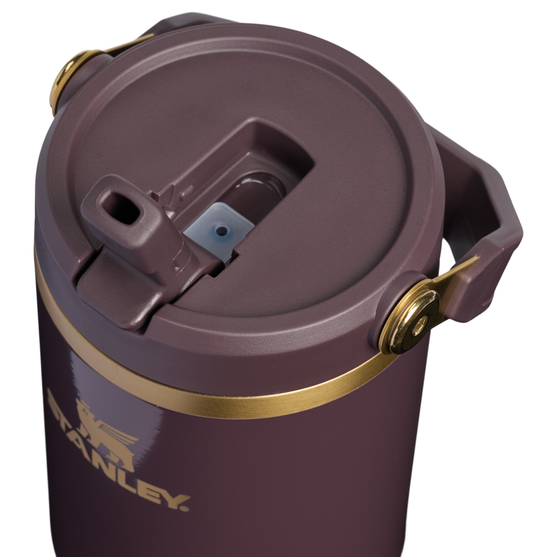 Stanley 1913 The IceFlow®  Flip Straw Tumbler 2.0 30 OZ in Fig Gloss | Lid Detailed View