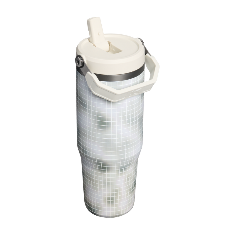 Stanley 1913 The IceFlow™ Flip Straw Tumbler 30 OZ in Frost Blur | Back View