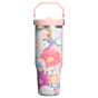 Swatch for Stanley 1913 The IceFlow™ Flip Straw Tumbler 30 OZ in Sorbet Wildflower