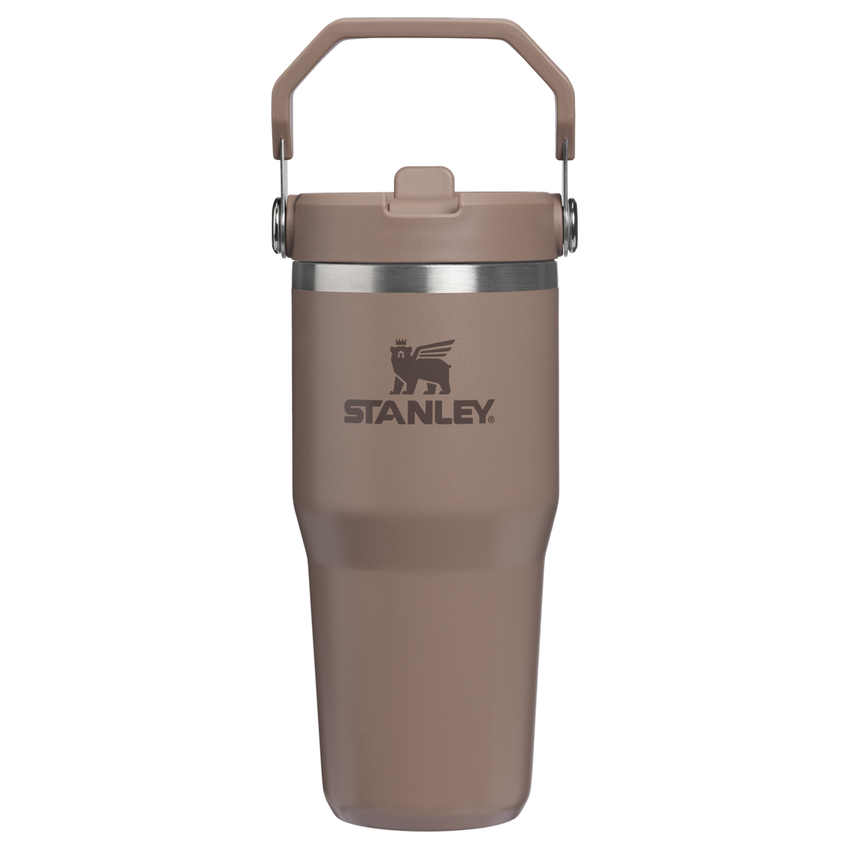 Stanley 1913 The IceFlow™ Flip Straw Tumbler 14 OZ in Smokey Taupe | Front View
