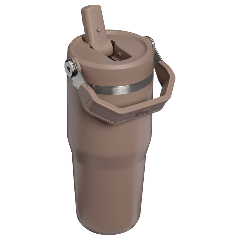 Stanley 1913 The IceFlow™ Flip Straw Tumbler 14 OZ in Smokey Taupe | Back View