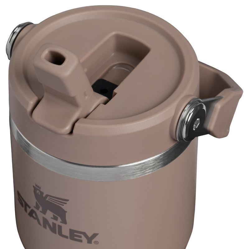 Stanley 1913 The IceFlow™ Flip Straw Tumbler 14 OZ in Smokey Taupe | Lid Detailed View