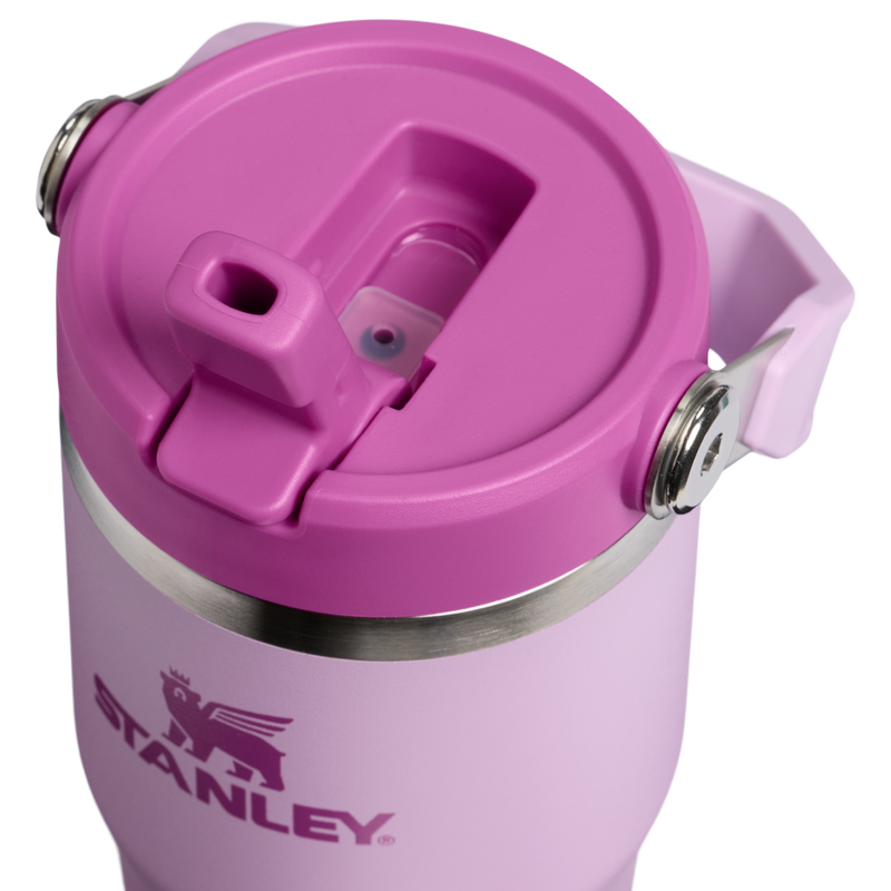 Stanley 1913 The IceFlow™ Flip Straw Tumbler 20 OZ in Soft Orchid | Lid Detailed View