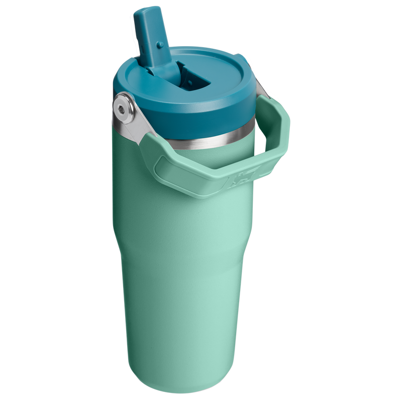 Stanley 1913 The IceFlow™ Flip Straw Tumbler 14 OZ - Stanley Create in Spring Green | Back View