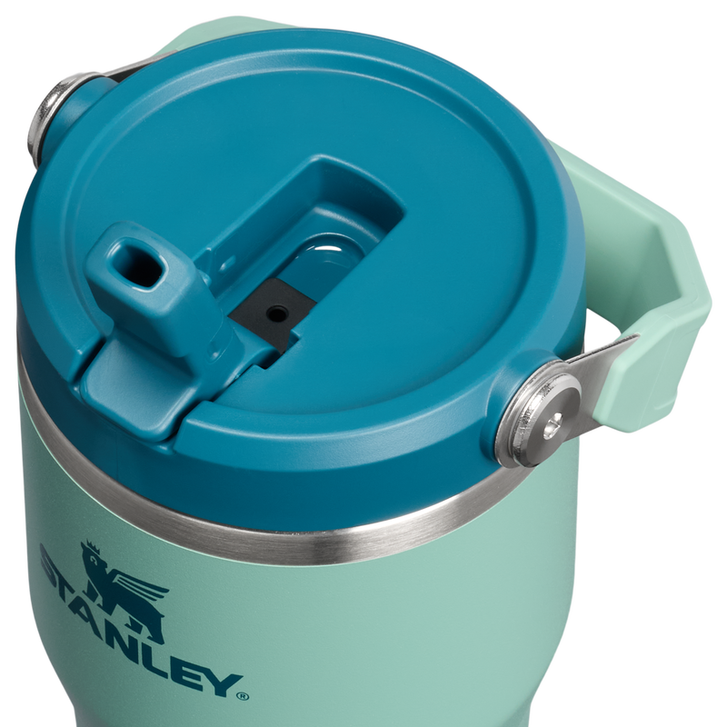 Stanley 1913 The IceFlow™ Flip Straw Tumbler 14 OZ - Stanley Create in Spring Green | Lid Detailed View