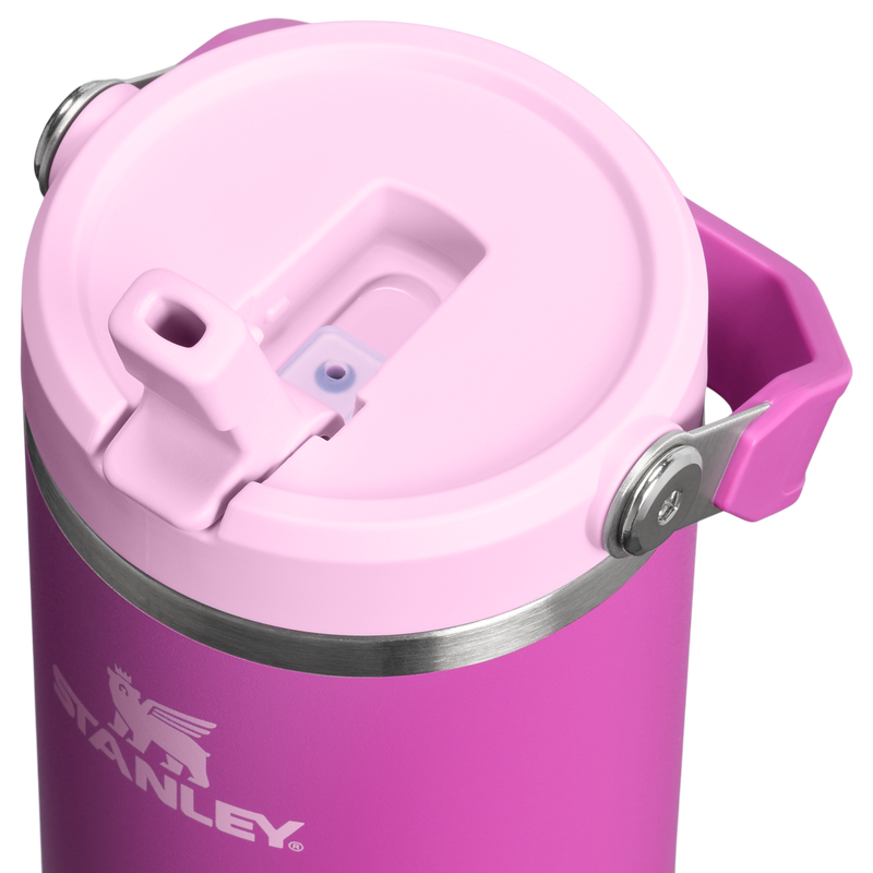 Stanley 1913 The IceFlow™ Flip Straw Tumbler 30 OZ in Dark Blossom | Lid Detailed View