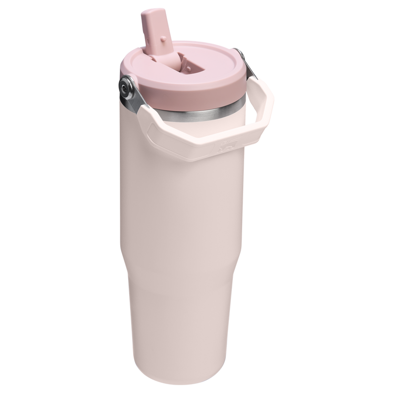 Stanley 1913 The IceFlow™ Flip Straw Tumbler 30 OZ in Rose Quartz | Back View