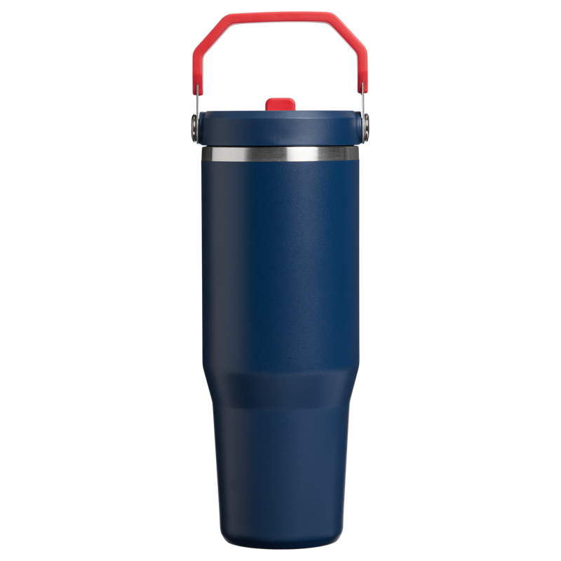 Stanley 1913 The Country Collection IceFlow™ Tumbler 30 OZ in Team Navy Red | Back View