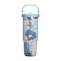 Swatch for Stanley 1913 The IceFlow™ Flip Straw Tumbler 30 OZ in Blue Dream Wildflower