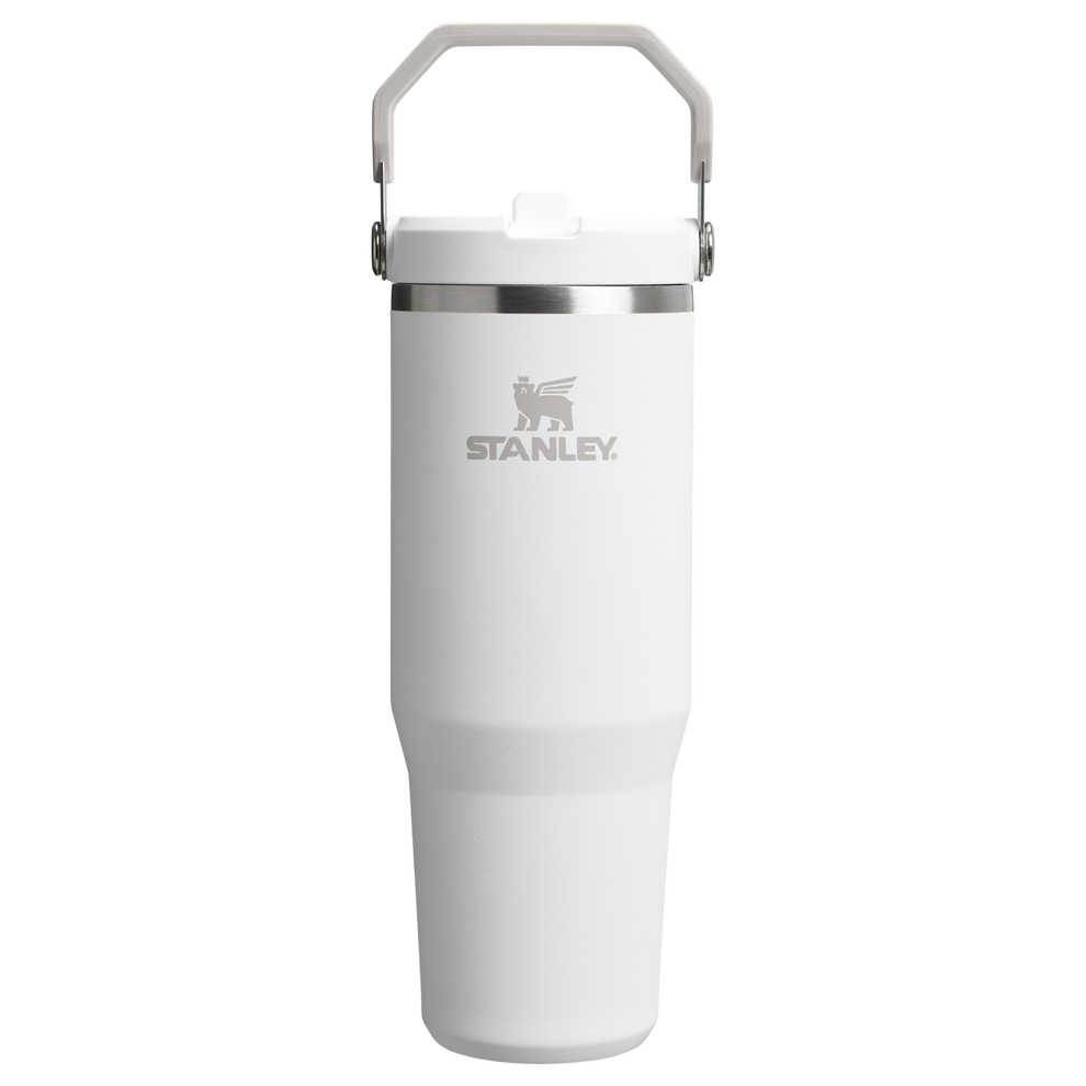 Stanley 30 OZ Flip Straw Tumbler In Frost White