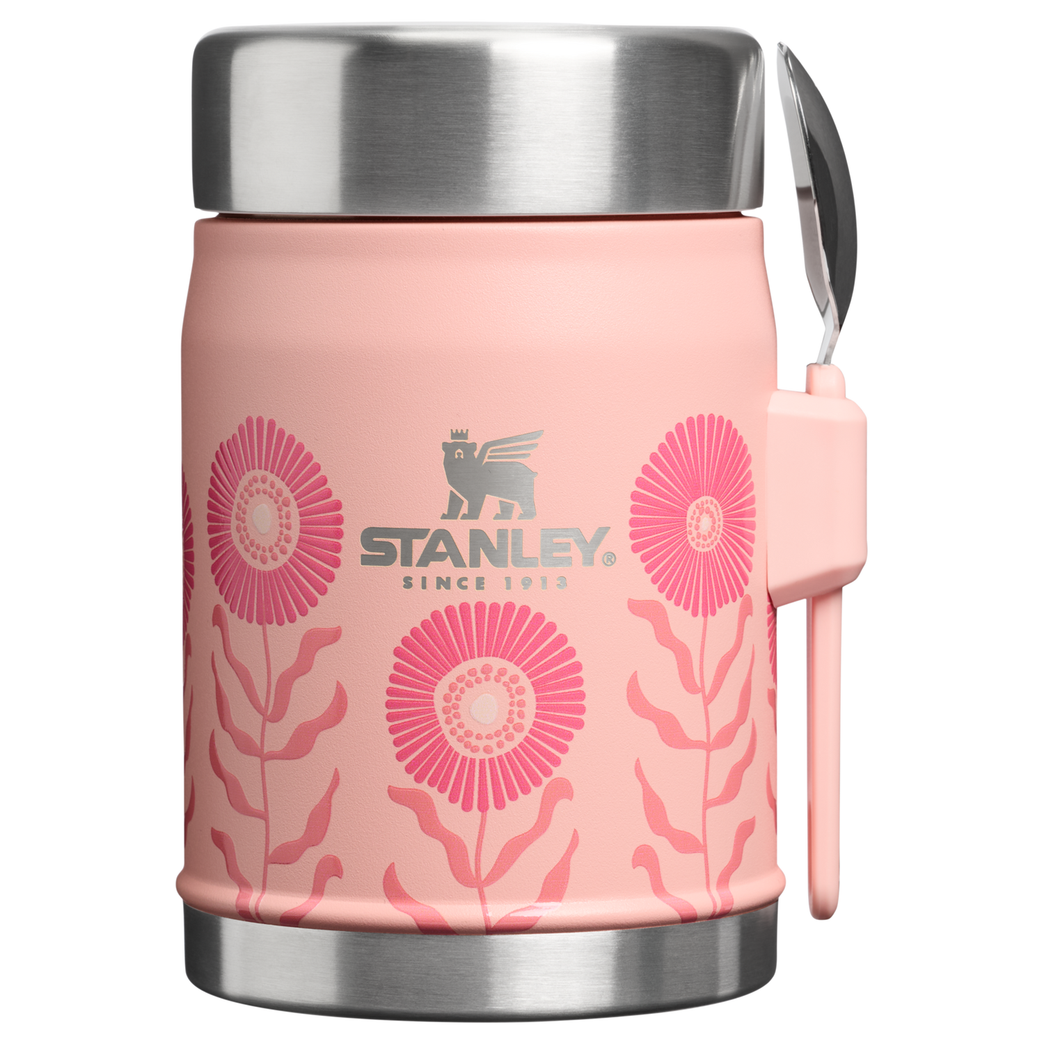 Stanley 1913 Classic Legendary Food Jar + Spork 14 OZ in Sorbet Garden | Front View