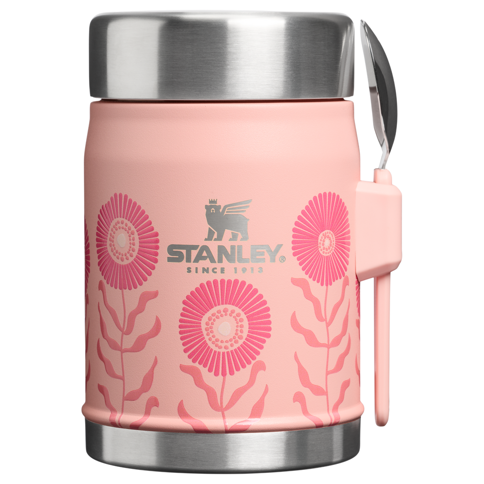Stanley 1913 Classic Legendary Food Jar + Spork 14 OZ in Sorbet Garden | Front View