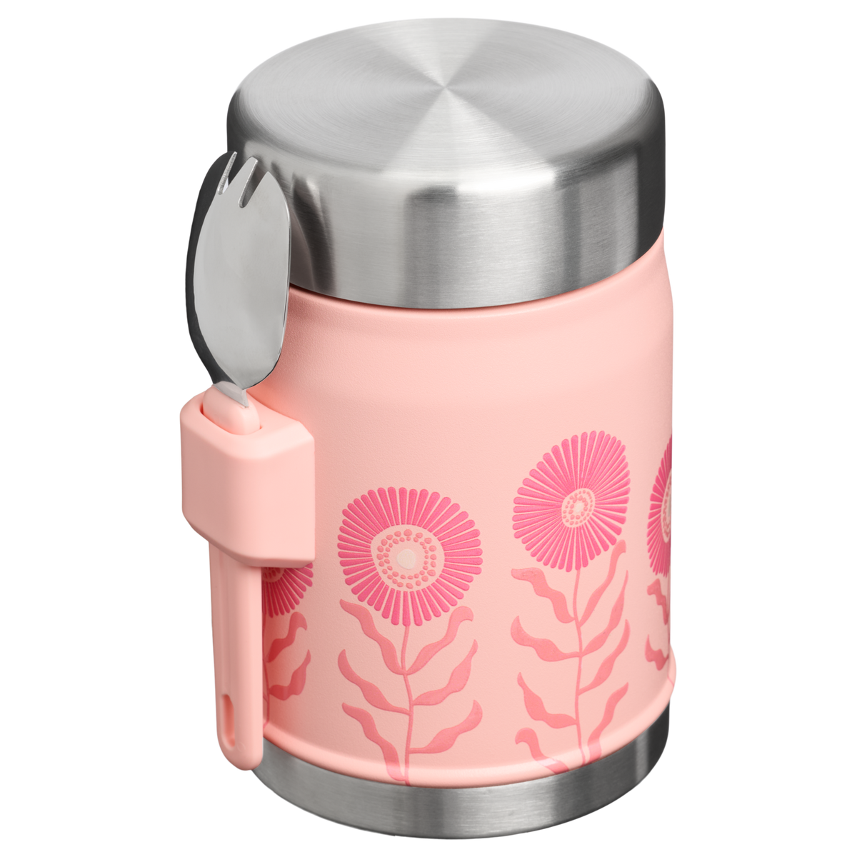 Stanley 1913 Classic Legendary Food Jar + Spork 14 OZ in Sorbet Garden | Front View