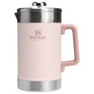Stanley 48 OZ Perfect Brew French PRess In Rose Quartz Pink