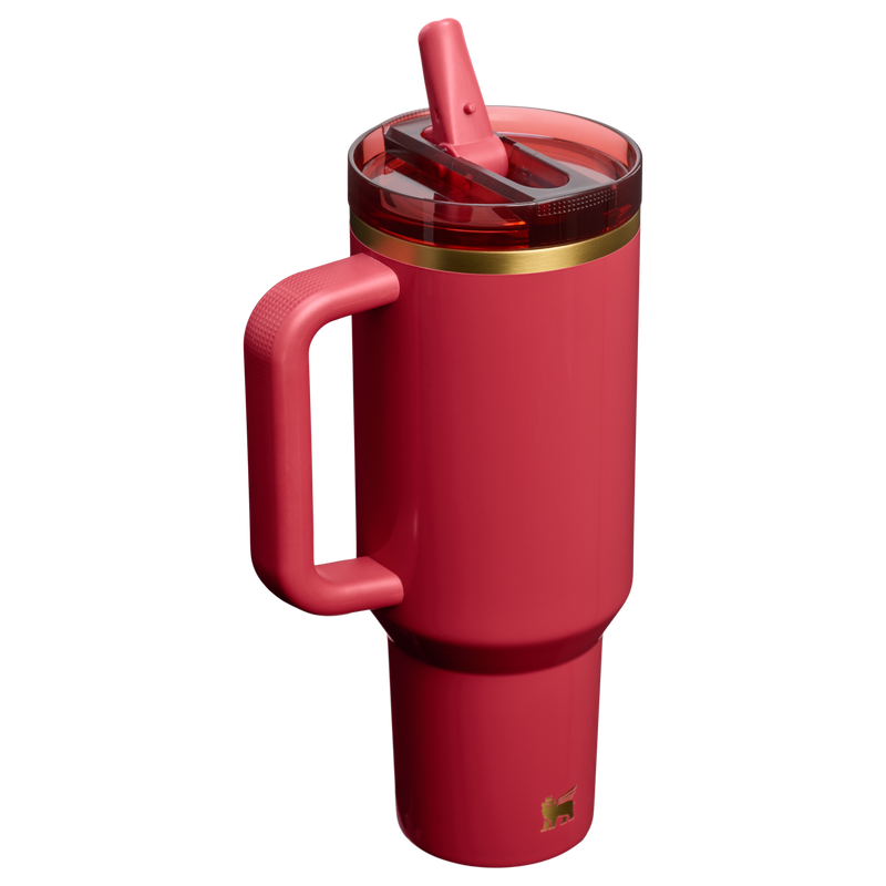 Stanley 1913 The Cheers & Cheer Quencher ProTour Flip Straw Tumbler 40 OZ - Stanley Create in Holly Berry Gloss | Back View
