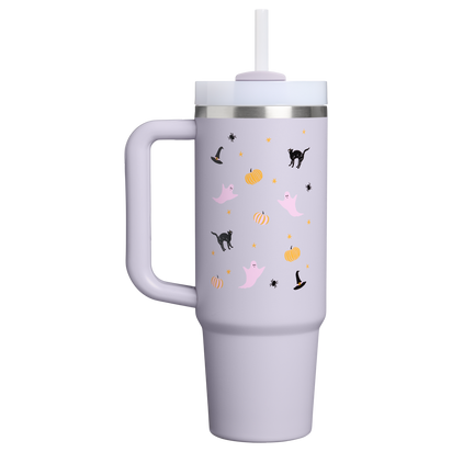 Stanley 1913 Halloween Quencher® H2.0 Flowstate™ Tumbler 30 OZ in Purple Dust Spooky Friends