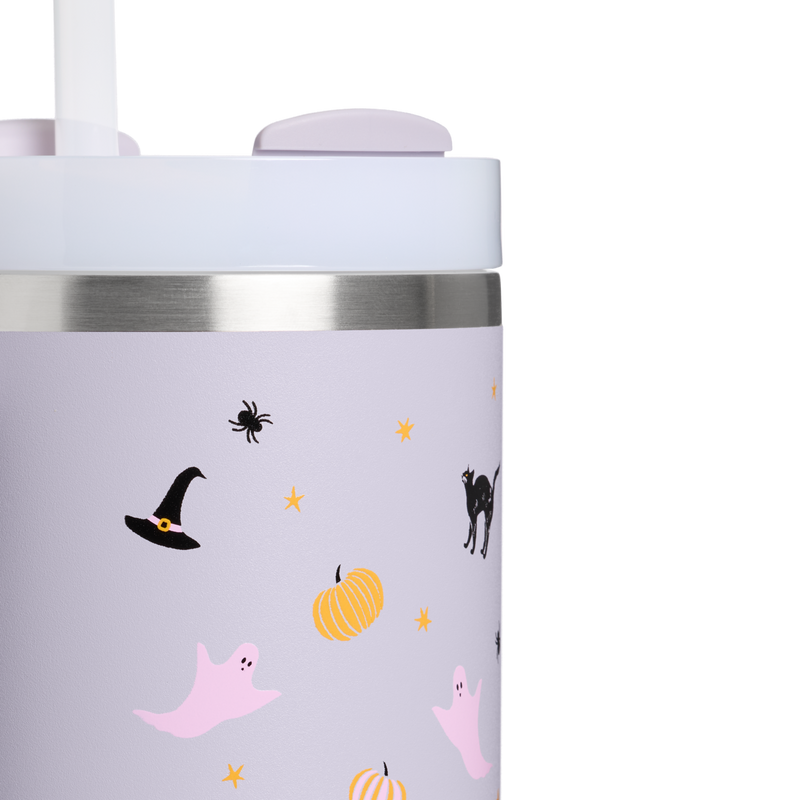 Stanley 1913 Halloween Quencher® H2.0 Flowstate™ Tumbler 30 OZ in Purple Dust Spooky Friends | Detailed View