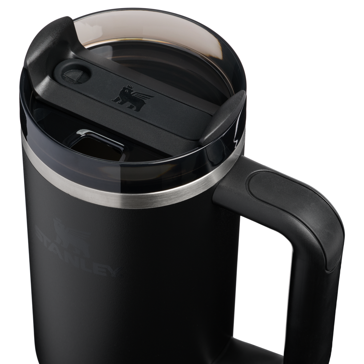 Stanley 1913 The Quencher H2.0 Flowstate™ Tumbler 30 OZ in TOGETHXR Anthem Black 2.0 | Lid Detailed View