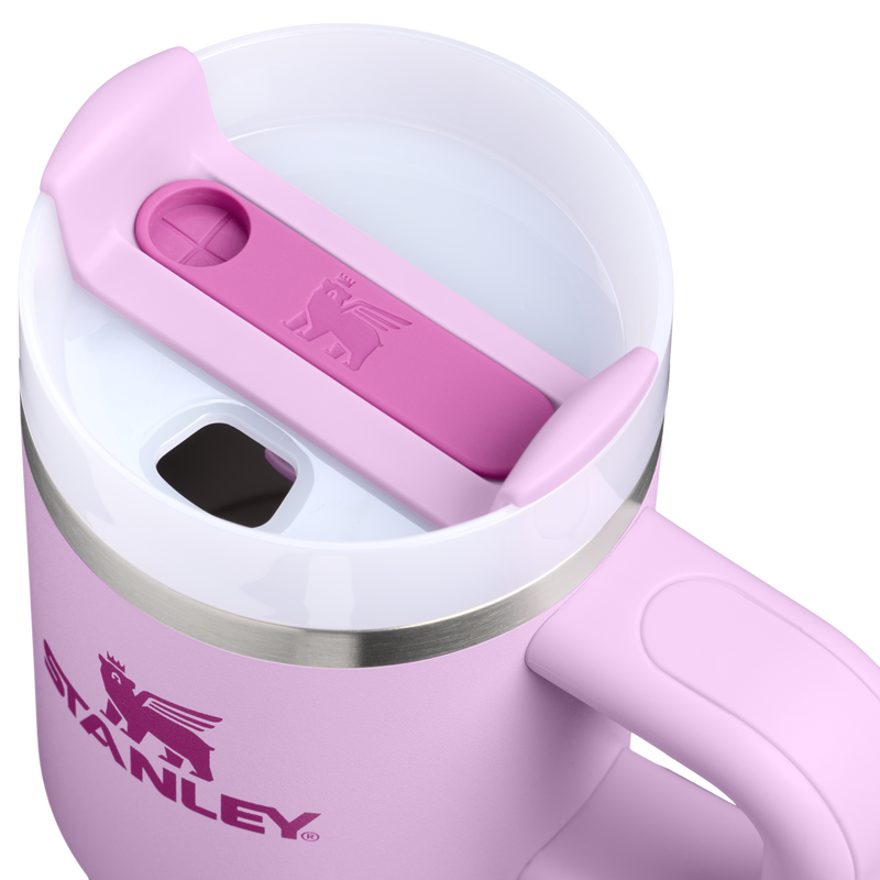 Stanley 1913 The Quencher H2.O FlowState™ Tumbler 14 OZ in Soft Orchid | Lid Detailed View