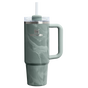 Swatch for Stanley 1913 The Quencher H2.0 Flowstate™ Tumbler 30 OZ in Agate Calacatta | Front View