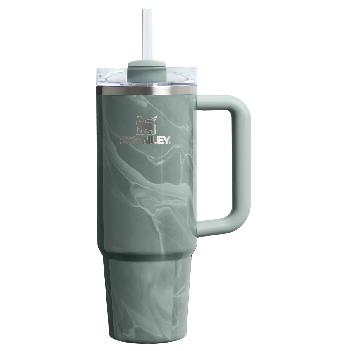 Stanley 1913 The Quencher H2.0 Flowstate™ Tumbler 30 OZ in Agate Calacatta | Front View